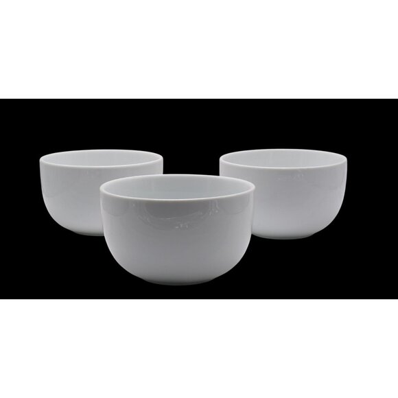 The Cellar Made Expressly For Macys 32 oz Set-3 White Soup/Cereal Bowls 6" - Picture 1 of 8